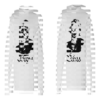 ブラームス ヨハネス・ブラームス クラシック音楽 長袖Tシャツ - Kawaiitshirt