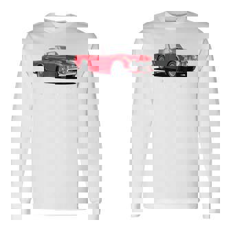 ブリティッシュクラシックスポーツカー トライアンフ Tr4 長袖Tシャツ - Kawaiitshirt