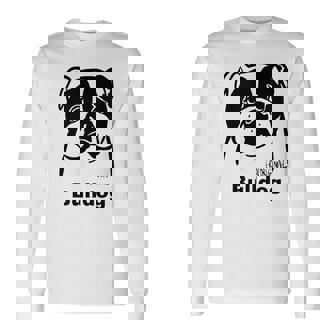 ブルドッグ 長袖Tシャツ - Kawaiitshirt
