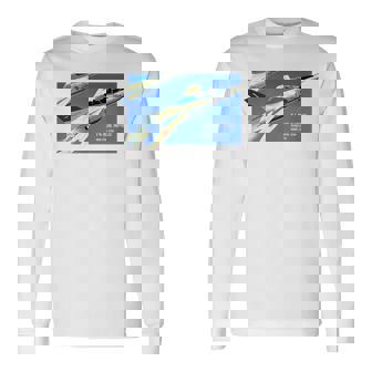 ブルーインパルス Photo-Like Illustration（カラー） 長袖Tシャツ - Kawaiitshirt