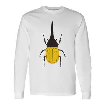 ヘラクレスオオカブト _昆虫_カブトムシ 長袖Tシャツ - Kawaiitshirt