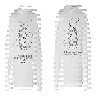 ヘルマンハープ・黒ロゴ 長袖Tシャツ - Kawaiitshirt