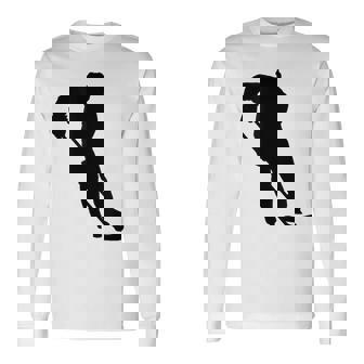 ホッケー選手 長袖Tシャツ - Kawaiitshirt
