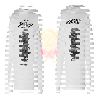 ボクシングチャンピオン プードル ドッグファイター 長袖Tシャツ - Kawaiitshirt