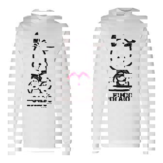 ポチャッコ おすわり ライトカラー 長袖Tシャツ - Kawaiitshirt