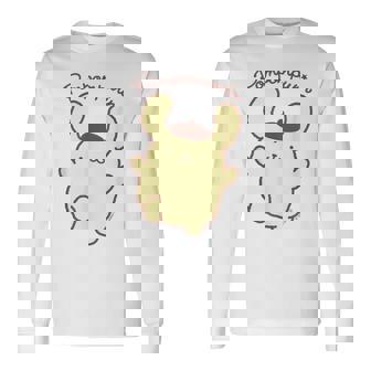 ポムポムプリン ジャンプ ライトカラー 長袖Tシャツ - Kawaiitshirt