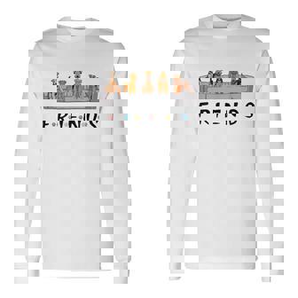 マイ・フレンズ、エアデール・テリア 長袖Tシャツ - Kawaiitshirt