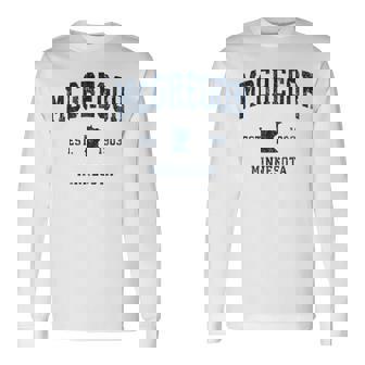 マクレガー ミネソタ Mn ヴィンテージ アスレチック ネイビー スポーツデザイン 長袖Tシャツ - Kawaiitshirt