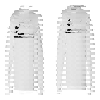 マス フライフィッシング サーモン 長袖Tシャツ - Kawaiitshirt