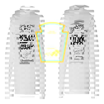 マスタード ハロウィン 2024 コスチューム ファミリー お揃い ケチャップソース 長袖Tシャツ - Kawaiitshirt