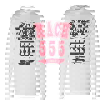 マッハgogogo カレッジデザイン 長袖Tシャツ - Kawaiitshirt