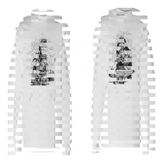 マハ シヴァラートリ ヒンドゥー教の祭り シヴァ神 マハシヴァラートリ 長袖Tシャツ - Kawaiitshirt