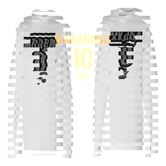 マラドーナ 10 長袖tシャツ 長袖Tシャツ - Kawaiitshirt