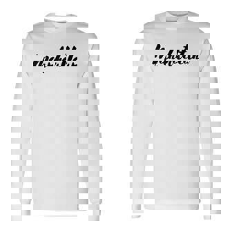 マンハッタンニューヨーク 世界一の街 長袖Tシャツ - Kawaiitshirt