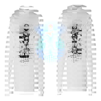 マービンゲイ_002_Back Printed 長袖Tシャツ - Kawaiitshirt