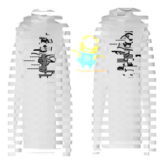 ミニオン Minionkateboard Carl 長袖Tシャツ - Kawaiitshirt