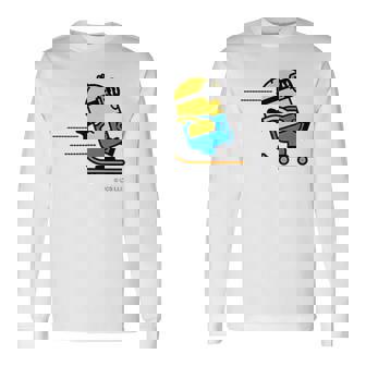 ミニオン Minionkateboard Dave 長袖Tシャツ - Kawaiitshirt