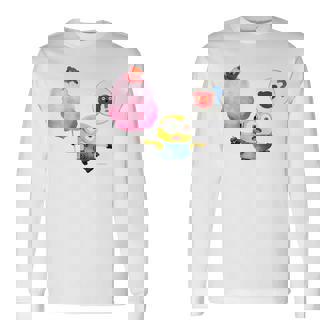 ミニオン Water Colorcotton Candy Bob 長袖Tシャツ - Kawaiitshirt