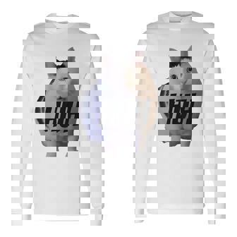 ミームハァキャット面白い 長袖tシャツ 長袖Tシャツ - Kawaiitshirt