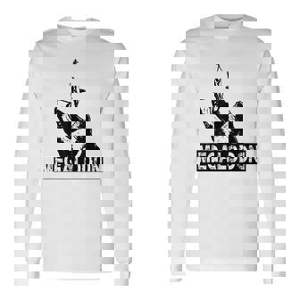 メガロドン ホオジロザメ ジャイアントシャーク サメの恋人 ダイバー 長袖Tシャツ - Kawaiitshirt