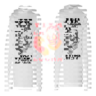 メキシコプロレス レスラー ルチャリブレ マスク メキシコ ファイター 長袖tシャツ 長袖Tシャツ - Kawaiitshirt