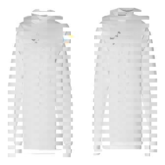 モインおかしな北ドイツ犬&カモメのデザイン。 長袖Tシャツ - Kawaiitshirt