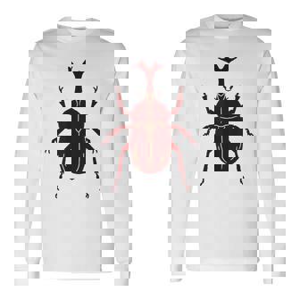 ヤマトカブト _昆虫_カブトムシ 長袖Tシャツ - Kawaiitshirt