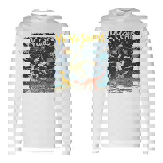 ヨーヨーザウルスファニーヨーヨー時代 長袖tシャツ 長袖Tシャツ - Kawaiitshirt