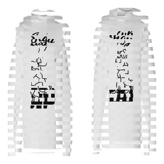 メンズ ラグビー お父さん ラグビーコーチ サッカー 父の日 長袖Tシャツ - Kawaiitshirt