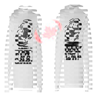 ラグビー カナダ ファン メープルリーフ スポーツ メンズ カナダ国旗 レディース 長袖Tシャツ - Kawaiitshirt