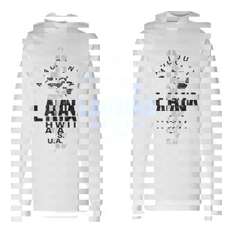 ラハイナ マウイ ハワイ ヴィンテージ ハワイ諸島 サーフ 長袖Tシャツ - Kawaiitshirt