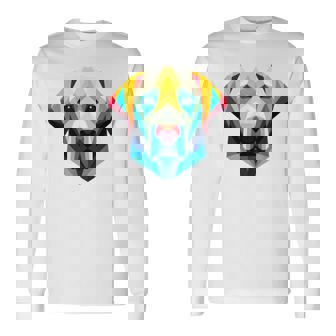 ラブラドールフェイス 長袖Tシャツ - Kawaiitshirt