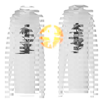 ランニング・ガイ・グラフィック・アスレティックス 長袖Tシャツ - Kawaiitshirt