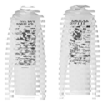 レコードプレーヤー ヴィンテージ 特許 Dj ターンテーブル 蓄音機 長袖Tシャツ - Kawaiitshirt