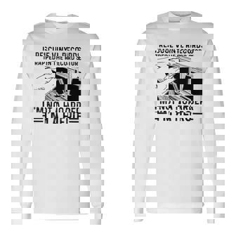 レコード屋に閉じ込められたビニールレコードを救出する 長袖Tシャツ - Kawaiitshirt