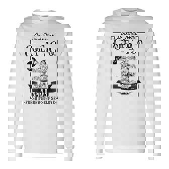 レトロ ケアンテリア コーヒー 面白い 犬 ママ コーヒー愛好家 長袖Tシャツ - Kawaiitshirt