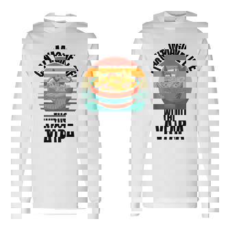 レトロでかわいいヴァタパ ワタパなしでは人生は想像できない。 長袖Tシャツ - Kawaiitshirt