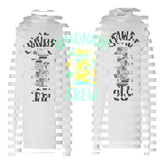 レモネードスタンドシャツ クルーとボス レモンジュース サマーイエロー 長袖Tシャツ - Kawaiitshirt