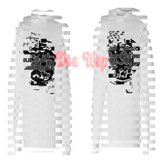 ロカビリー Doo Wop ヴィンテージ 50年代 音楽 レトロ ロックンロール 長袖Tシャツ - Kawaiitshirt