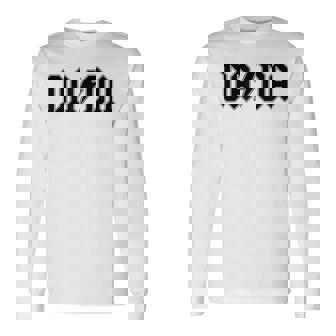 ロックンロール ダダ 父の日 新しいお父さんのために 彼のために ダダ 長袖Tシャツ - Kawaiitshirt