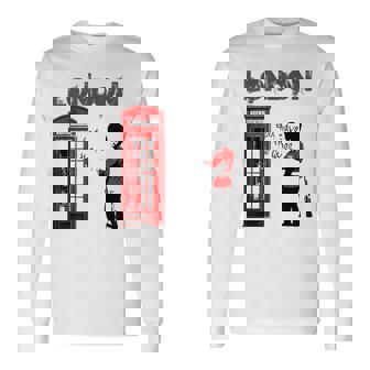 ロンドン・バンクシー・ゴッド・セーブ・ザ・クイーン 長袖Tシャツ - Kawaiitshirt