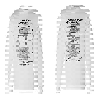 ワームホール アインシュタイン-ローゼンブリッジ ブラックホール ハイパースペース物理学 長袖Tシャツ - Kawaiitshirt