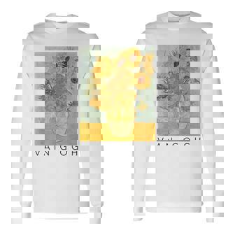 ヴァン・ゴッホ ひまわり アートギフト ヴィンセント・ヴァン・ゴッホ 長袖Tシャツ - Kawaiitshirt