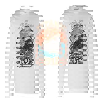 ヴィンテージ 1912年4月 Rms タイタニック アンティーク調クルーズデザイン 長袖Tシャツ - Kawaiitshirt