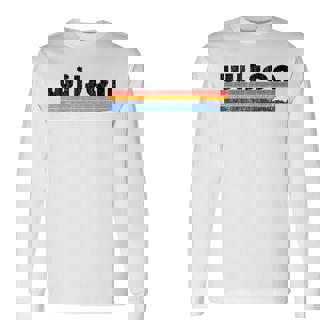 ヴィンテージ 80年代スタイル ウィルソン、ノースカロライナ州 長袖Tシャツ - Kawaiitshirt