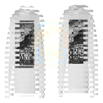 ヴィンテージ Rms タイタニック 1912 クルーズ歴史ポスター 記念品 長袖tシャツ 長袖Tシャツ - Kawaiitshirt