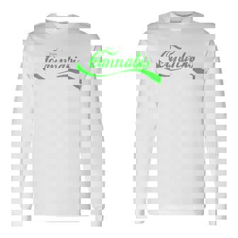 ヴィンテージ カンナビス アート レトロ マリファナ Thc レトロ 420日 ウィード 長袖Tシャツ - Kawaiitshirt