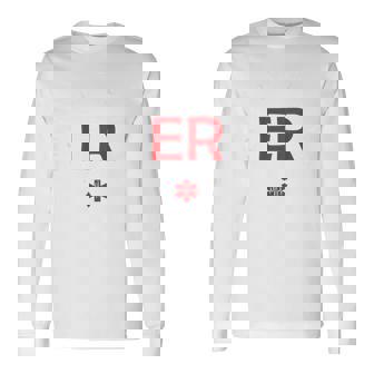 ヴィンテージ 救急科 緊急治療室 看護師 背中 長袖Tシャツ - Kawaiitshirt