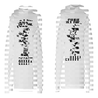 ヴィンテージカウガールシャツ Go On Git ウエスタンカウガール 長袖Tシャツ - Kawaiitshirt