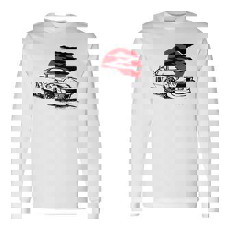 ヴィンテージジャパニーズクラシックカー、レーシングモータースポーツ 長袖Tシャツ - Kawaiitshirt